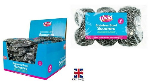 Stainless steel scourers - stainless,