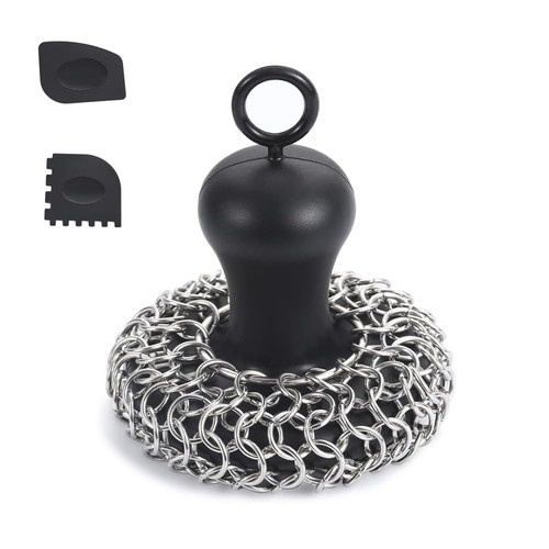Cast iron chainmail - iron, scrubber