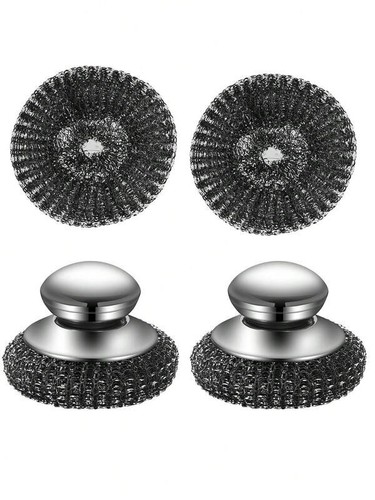 Stainless steel pan scrubber - pan,