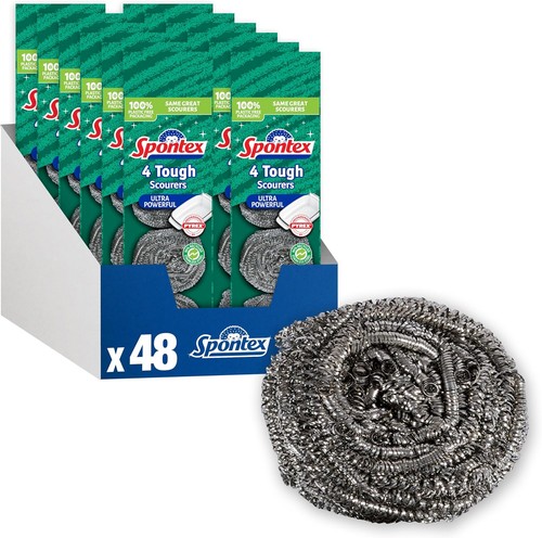 Spontex tough scourers - tough, pack