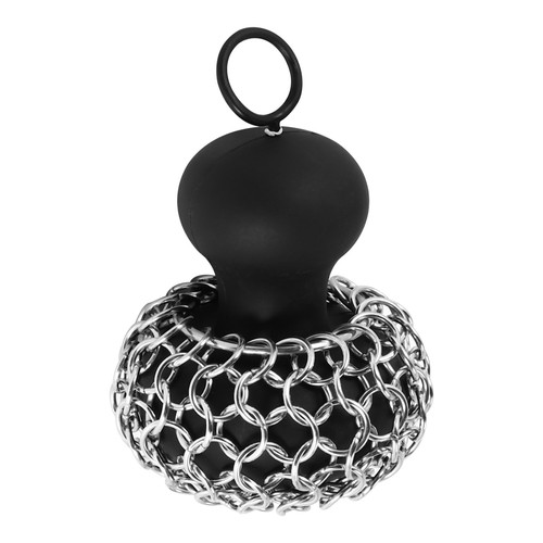 Cast iron chainmail scrubber - cast,