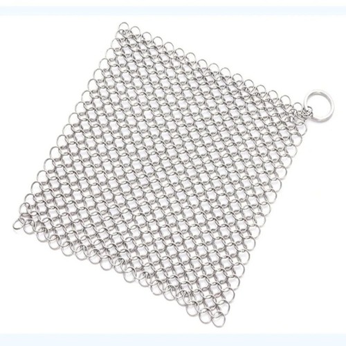 Cast iron cleaner chainmail - cleaner,