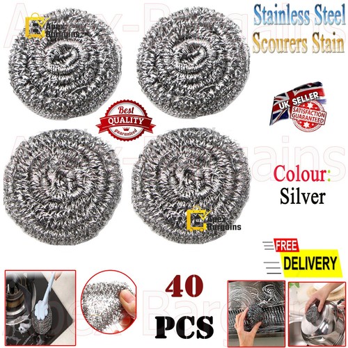 40pcs stainless steel - 4/40pcs,