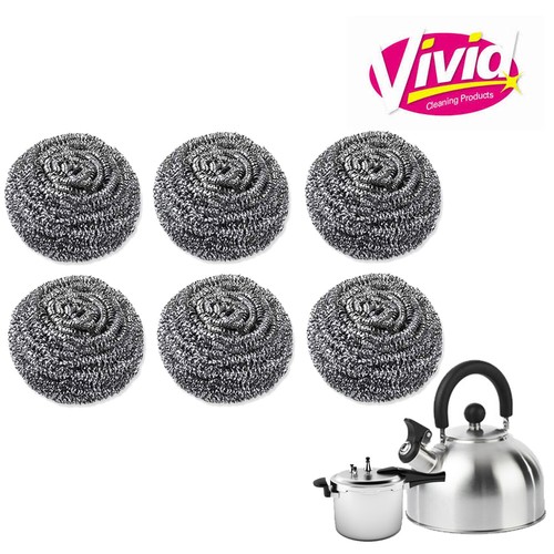 Stainless steel scourers - steel,