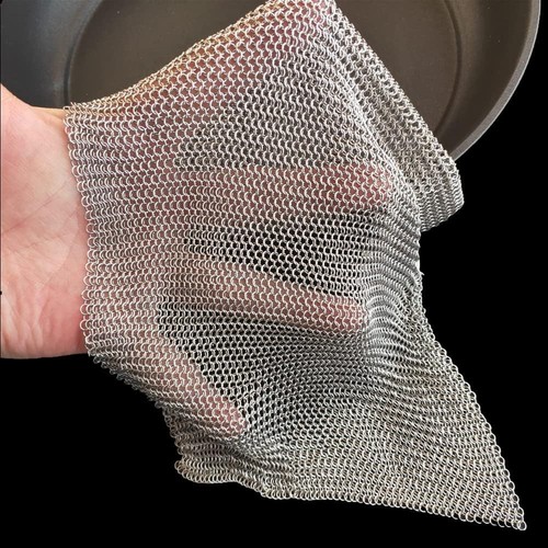 Cast iron cleaner chainmail - iron,